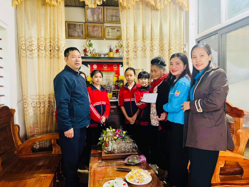LIÊN ĐỘI TRƯỜNG TH&THCS KỲ HOA Tổ chức các hoạt động chào mừng ngày thành lập QĐND Việt Nam 22/12/2023