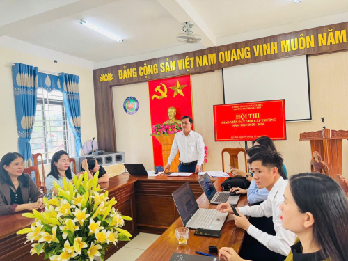 Trường TH&THCS Kỳ Hoa hân hoan tổ chức “Hội thi giáo viên dạy giỏi cấp trường”   Năm học: 2025 - 2026