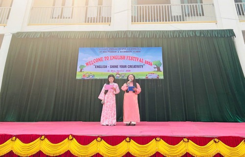 “ENGLISH FESTIVAL - SHINE WITH CREATIVITY” - SÂN CHƠI HỘI TỤ TÀI NĂNG VÀ SÁNG TẠO CỦA HỌC SINH TRƯỜNG TH&THCS KỲ HOA
