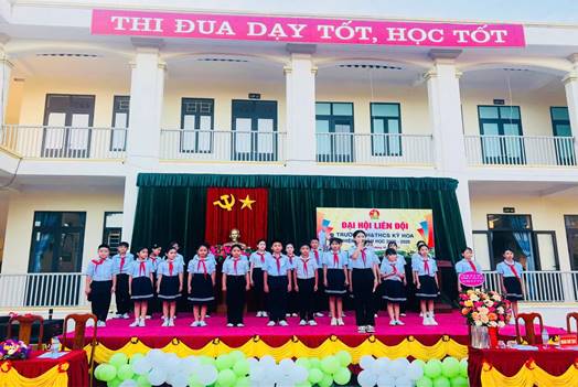 ĐẠI HỘI LIÊN ĐỘI TRƯỜNG TH&THCS KỲ HOA NHIỆM KỲ NĂM HỌC 2025 - 2026