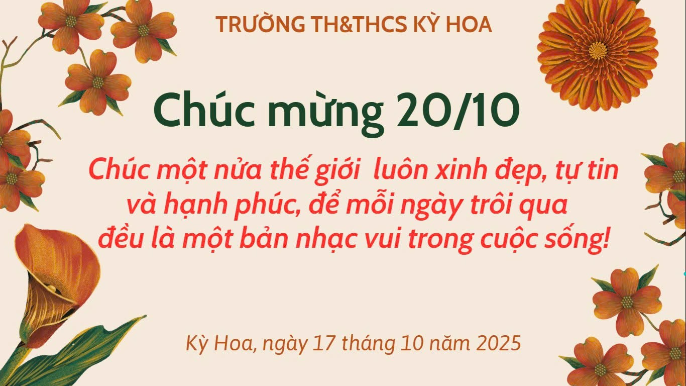 Trường TH&THCS Kỳ Hoa tổ chức Hội giảng chào mừng ngày phụ nữ Việt Nam 20/10